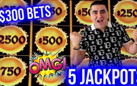 ?0 Bets & 5 JACKPOTS On Dragon Cash Slot – Playing Big Money W/ HUGE BETS