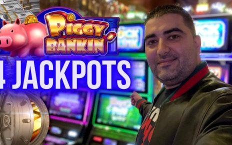 4 HANDPAY JACKPOTS  High Limit Lock It Link Slots | Las Vegas Casinos Jackpot Winners | SE-9 | EP-15