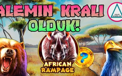 #AfricanRampage'de Mücadelemizin Karşılığını Aldık! – Squid Gambling #slot #casino #slotoyunları