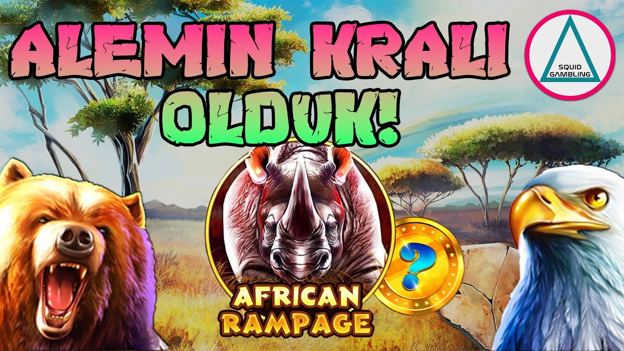 #AfricanRampage'de Mücadelemizin Karşılığını Aldık! - Squid Gambling #slot #casino #slotoyunları