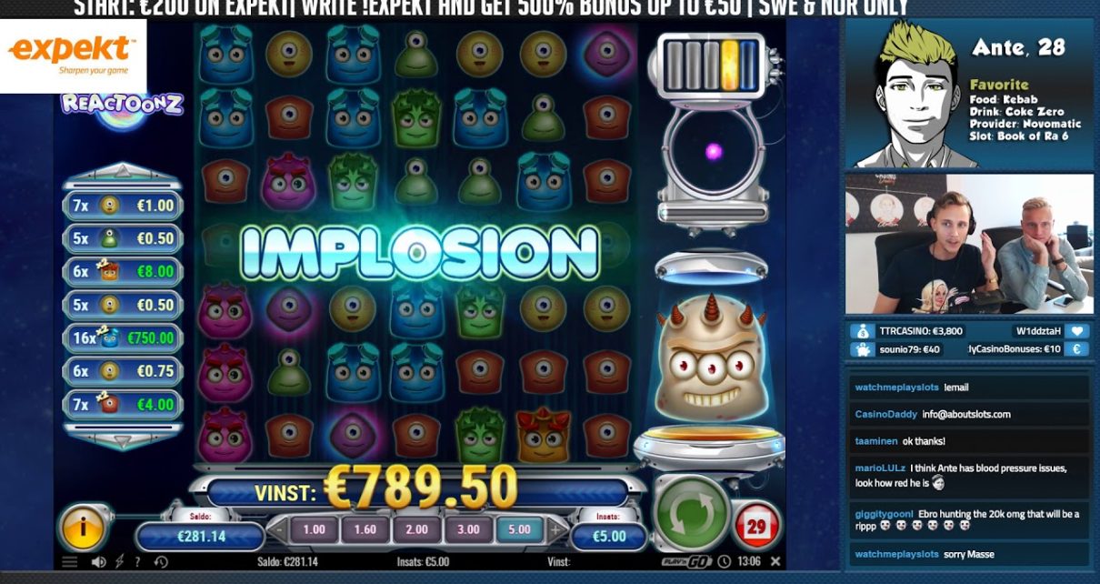 BIG WIN!!!! Reactoonz Big win – Casino – Bonus circular (Online Casino)