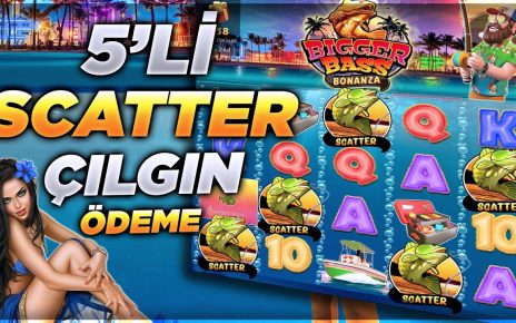 BİGGER BASS BONANZA | 5 Lİ SCATTER GELDİ #slot #slotoyunları #casino