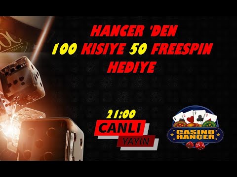 #CANLI YAYIN  100  KİŞİYE  50  SPİN  HEDİYE   #casino #slot #slotizle #slotvideo #canlı #çekiliş