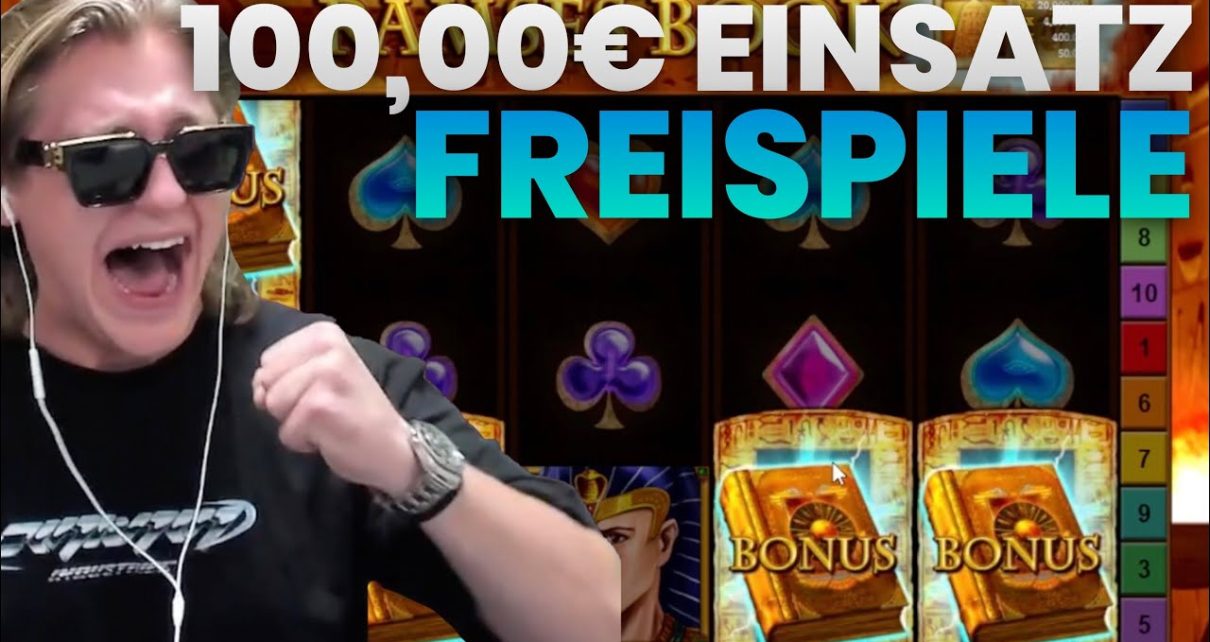 ESKALATION auf 100,00€ RAMSES BOOK!! ?? || Ron Bielecki Casino Highlights