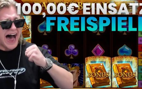 ESKALATION auf 100,00€ RAMSES BOOK!! ?? || Ron Bielecki Casino Highlights