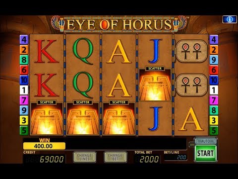 Eye of Horus Merkur Online Casino | 2x Freispiele 20€ Einsatz = Mega Win $$$$