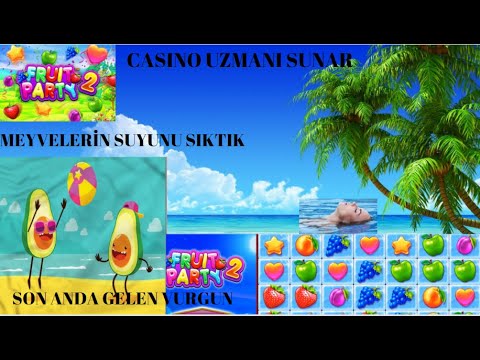 FRUIT PARTY l MEYVELERDEN SANAT YAPTIK l #SWEETBONANZA #SLOT #BİGWİN #SLOTVURGUN #CASİNO #KAZANÇ