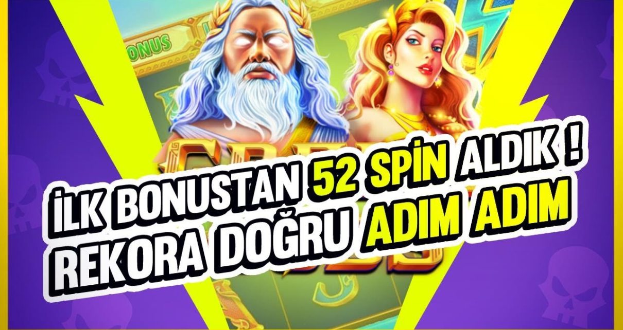 Greak Gods – İLK BONUSTAN 52 SPİN VERDİ! #slot #casino #greakgods