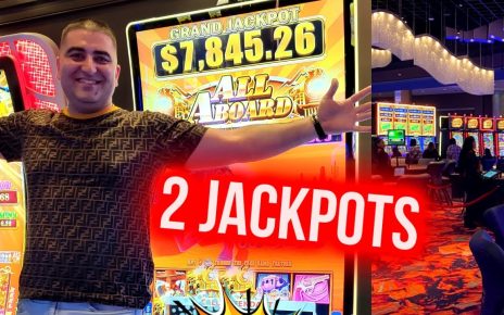 High Limit All Aboard Slot 2 HANDPAY JACKPOTS | Winning Money At Casino | Ep-30