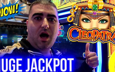 High Limit Cleopatra Slot HUGE HANDPAY JACKPOT | Winning Big Money At Casino | SE-8 | EP-21