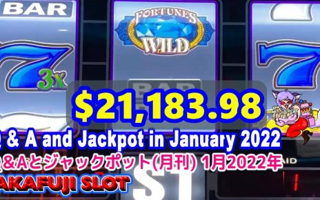 JANUARY 2022 Questions & Answers + Jackpot?Yaamava Casino, Pechanga 視聴者のQ＆Aとジャックポット 1月2022年 赤富士スロット