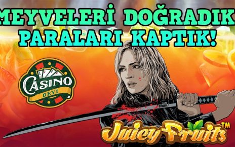 #JuicyFruits'de Kazanç Zilleri Bizim İçin Çaldı! – Casino Beyi #slot #casino#slotoyunları #pragmatic