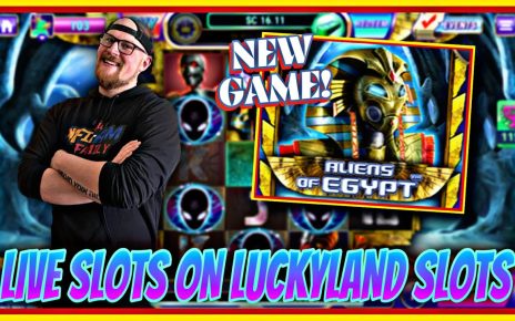 LIVE SLOTS | LUCKYLAND SLOTS | NEW GAME | ALIENS OF EGYPT | ONLINE CASINO | WIN existent MONEY