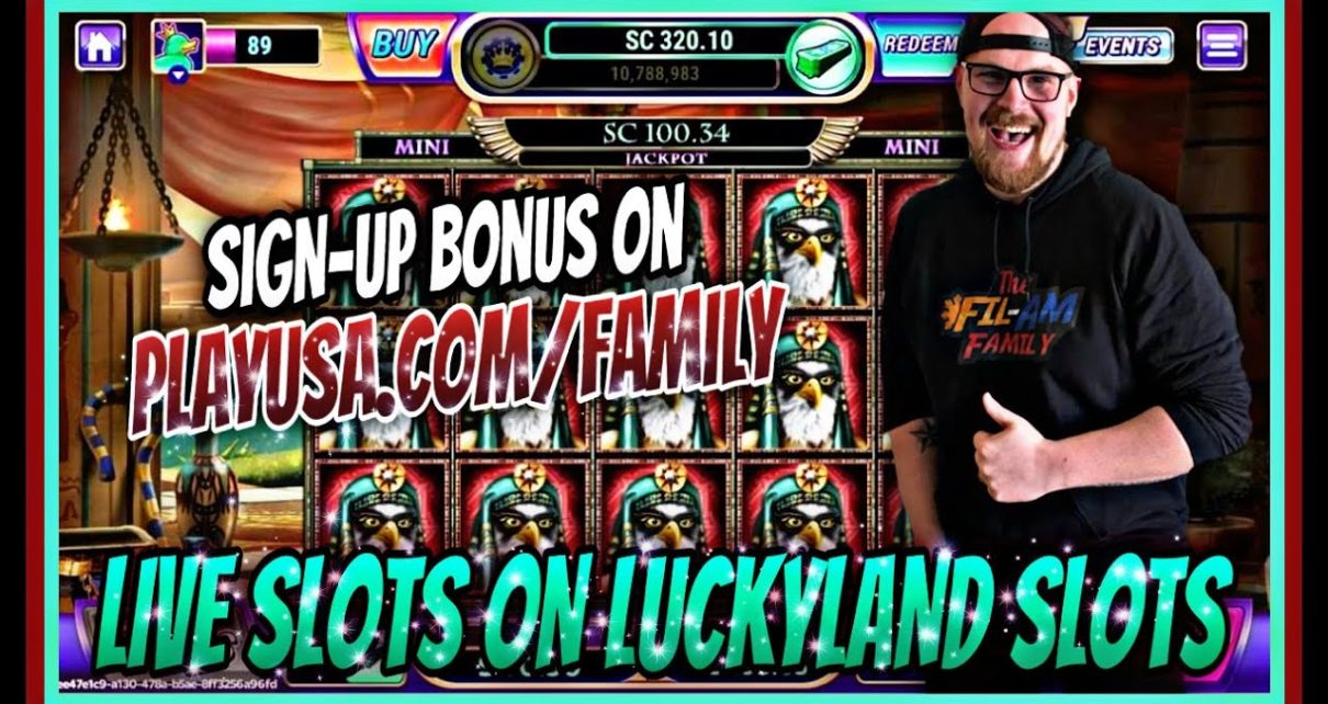 LIVE SLOTS | LUCKYLAND SLOTS | PLAYUSA.COM/FAMILY | ONLINE CASINO | WIN existent MONEY