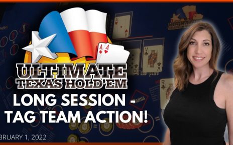 ? LONG SESSION! on Ultimate Texas Hold 'em with Jamie at Green Valley Ranch Casino