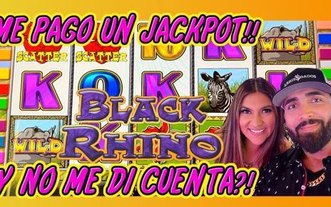 ? ME PAGO UN JACKPOT Y NO ME DI CUENTA ? TREMENDA CERRADA BLACK RHINO EN EL CASINO DE HARRAHS