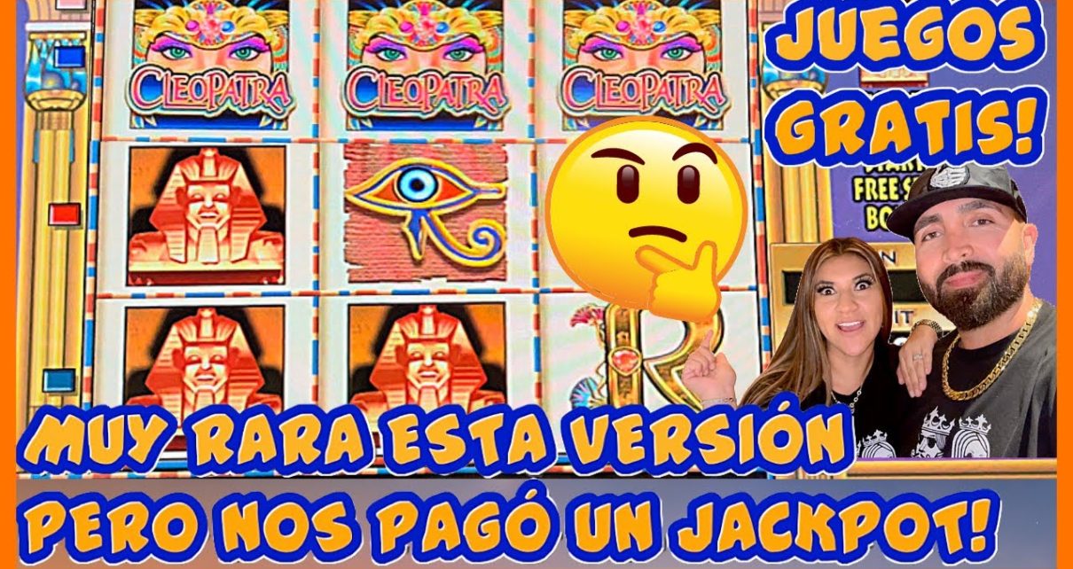 ?MUY RARA VERSION DE CLEOPATRA PERO NOS PAGÓ UN JACKPOT EN HARRAHS CASINO ATLANTIC CITY?
