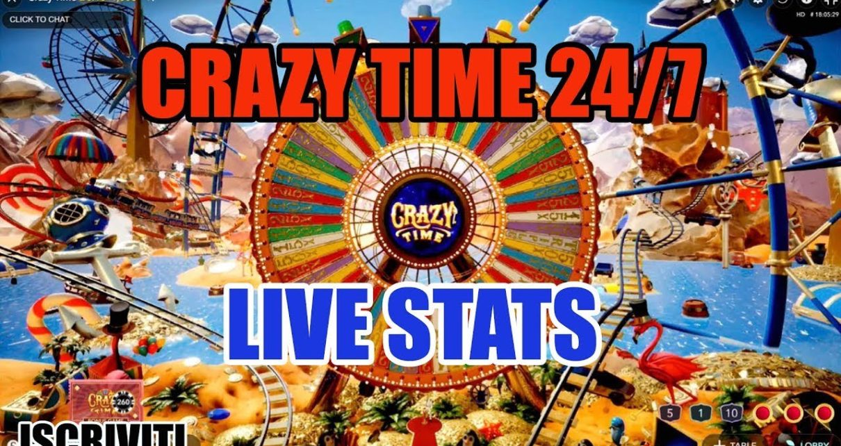 ?ONLINE CASINO LIVE STREAM CRAZY TIME ? 24/7 existent-TIME STATS