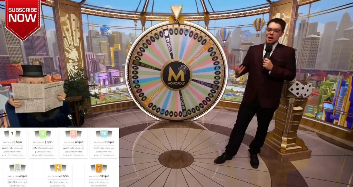 ?ONLINE CASINO LIVE STREAM MONOPOLY LIVE ? 24 ORE SU 24 STATISTICHE IN TEMPO REALE