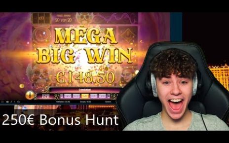 Online Casino Deutsch| 250€ Bonus Hunt| BIG WIN| Teil 1