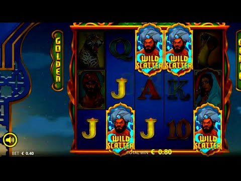 Online Casino Spiel GOLDEN GENIE Freispiele 40 Cent Einsatz gekauft | Merkur Magie | 10 Cent Zocker