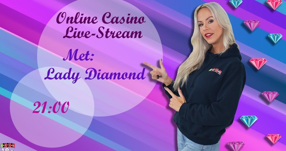 Online casino stream met Lady Diamond [Kansino, Betcity en Jacks]