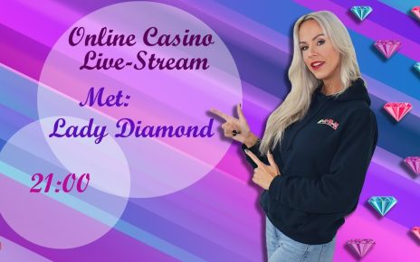 Online casino stream met Lady Diamond [Kansino, Betcity en Jacks]