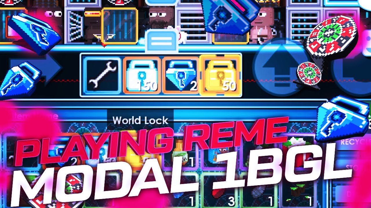 PLAYING REME WITH 1BGL! GET 6+BGL AMAZING CB | Growtopia Casino