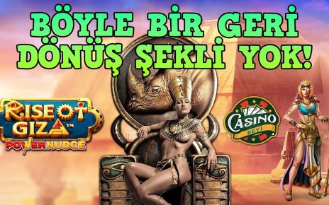 #RiseOfGiza'da DEV Vurgun! – Casino Beyi #slot #casino #slotoyunları #pragmatic #slotvurgunları