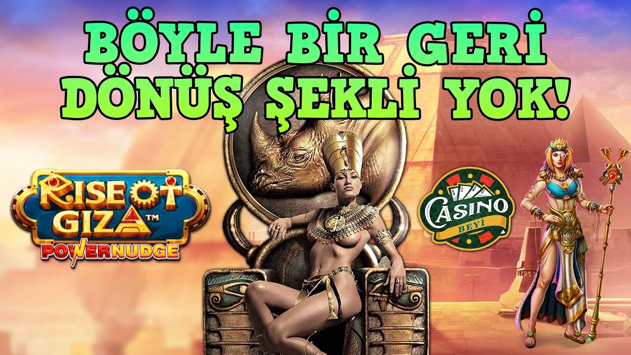 #RiseOfGiza'da DEV Vurgun! - Casino Beyi #slot #casino #slotoyunları #pragmatic #slotvurgunları