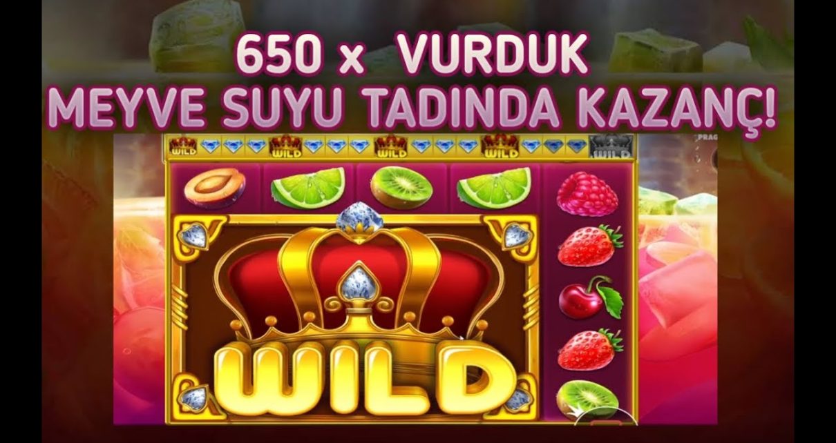 Slot – JUICY FRUIT OYUNUNDA KASAYA BAL DAMLADI! 650X VURDUK!İNOİNOLİFE