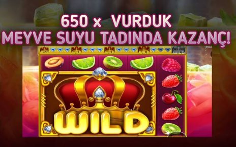 Slot – JUICY FRUIT OYUNUNDA KASAYA BAL DAMLADI! 650X VURDUK! #SLOT #CASİNO #SLOTOYUNLARI #CASİNOLİFE