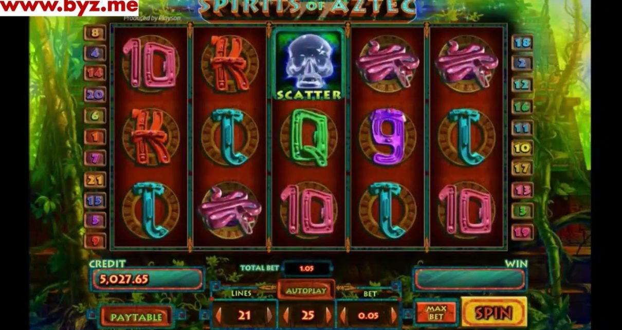 Spirits of Aztec Playson online casino existent money california