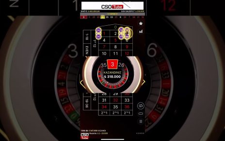 TEK ELDE 318.000TL VARMI ÜZERİ #rulet #casino #casinoorhan