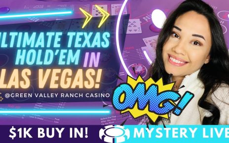 ? ULTIMATE TEXAS HOLD'EM LIVE IN LAS VEGAS! GREEN VALLEY RANCH CASINO! THIS WAS CRAZY! OMG!