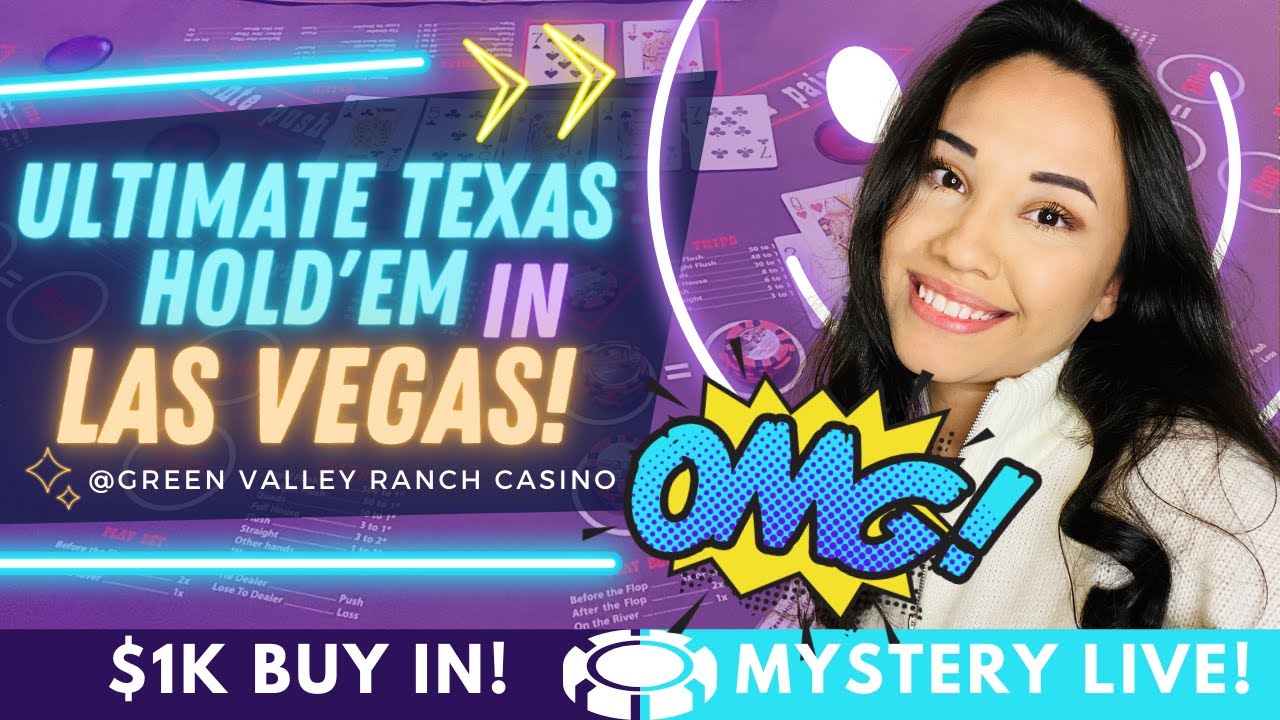 ? ULTIMATE TEXAS HOLD'EM LIVE IN LAS VEGAS! GREEN VALLEY RANCH CASINO! THIS WAS CRAZY! OMG!