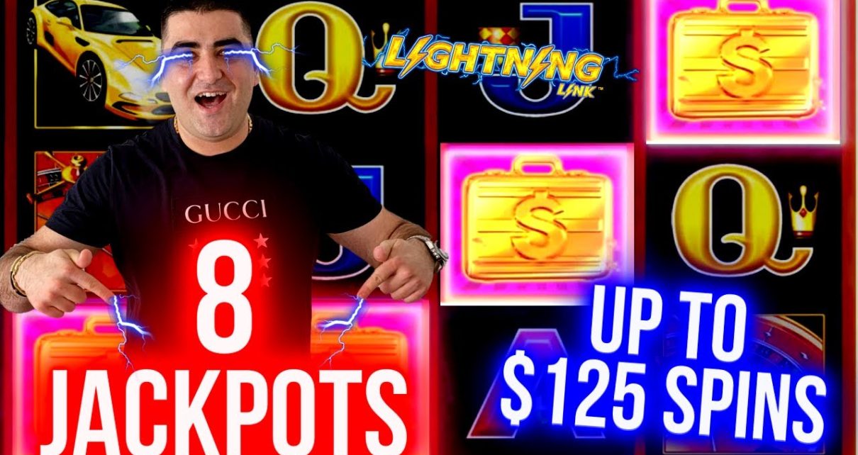 UNBELIEVABLE ?! 8 HANDPAY JACKPOTS On  Lightning Link Slot SE-9 | EP-8