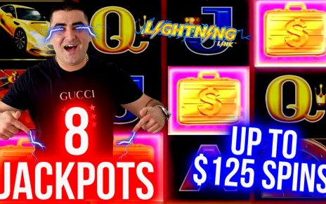 UNBELIEVABLE ?! 8 HANDPAY JACKPOTS On  Lightning Link Slot SE-9 | EP-8