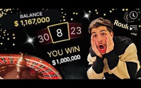 Wow! Winning ,000,000   Roulette Online Casino Gambling