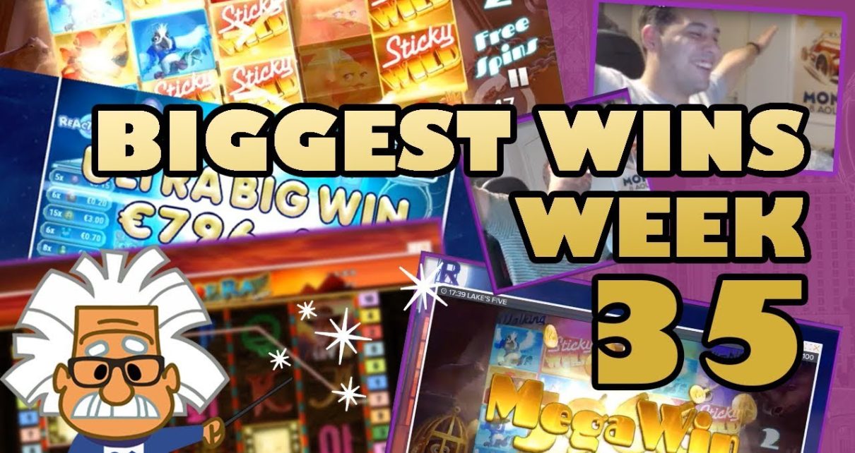 Casino Bonus Master Twitch – Biggest Wins Bonus Games – Week 35 – 2018