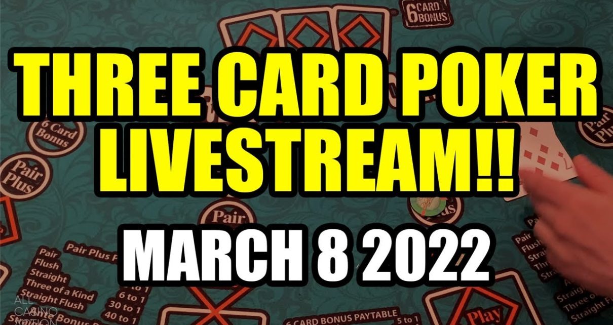 3 CARD POKER! Can We Hit Another JACKPOT HAND!?