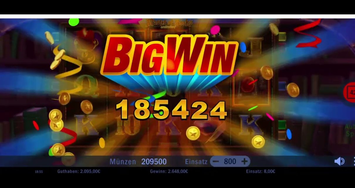 8 Euro Fach Super Serien ?Master of books Unlimited ?Moneymaker84 Online Casino ?Merkur,Novoline