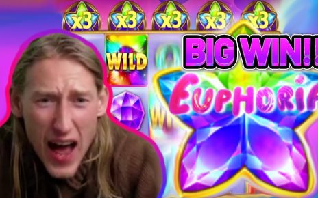 BIG WIN!! EUPHORIA BIG WIN – €4.5 BONUS ON CASINO GAME FROM CASINODADDY