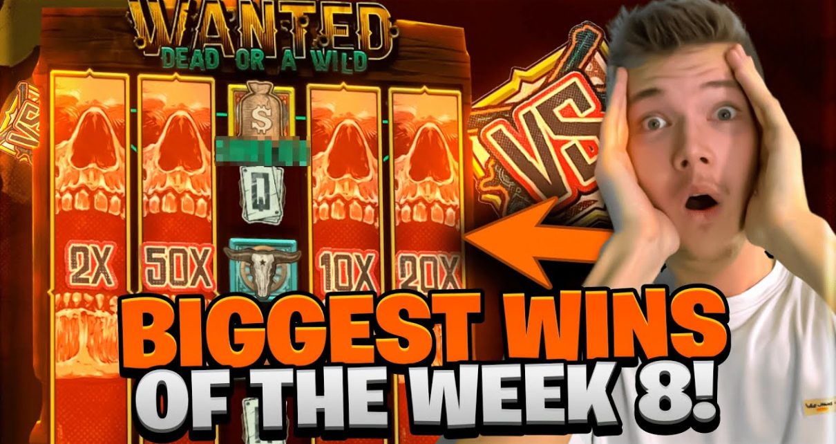 BIGGEST WINS OF THE WEEK 8 | BIG WINS ON ONLINE SLOTS!