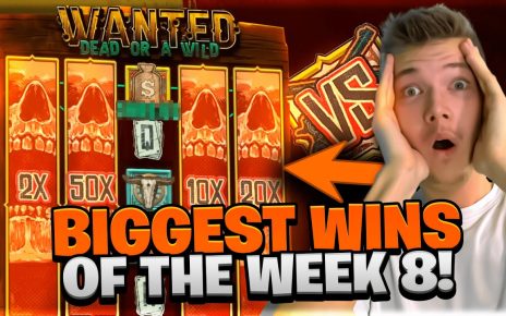 BIGGEST WINS OF THE WEEK 8 | BIG WINS ON ONLINE SLOTS!