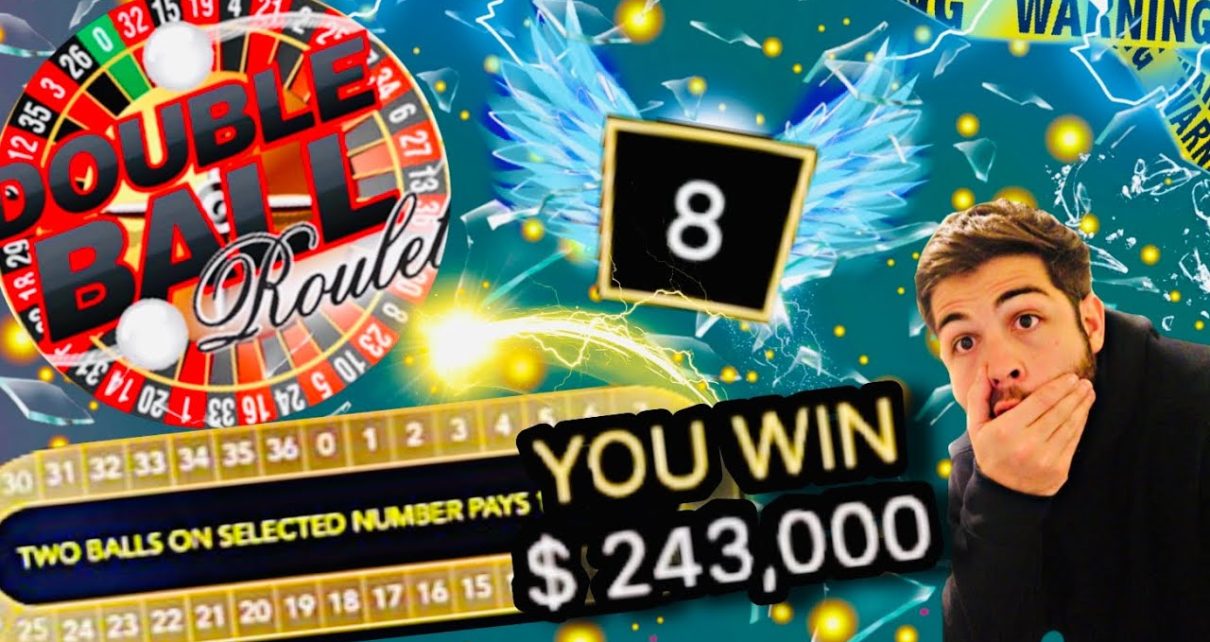 Breaking The Casino With Huge Double Ball Roulette Bets!!!