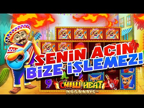 CHILLI HEAT MEGAWAYS ?️ BİBER REİSİ YANDIRDIK ✓ #slot #slotoyunları #casino