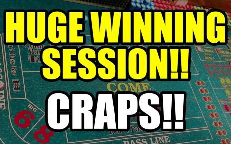 CRUSHING THE CRAPS TABLE! Amazing Winning Session!!