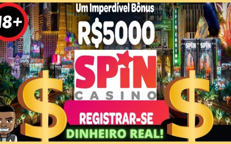 Como ganhar Dinheiro no SPIN CASINO Online Bonus de 5mil para Iniciantes – Review & Passo a Passo