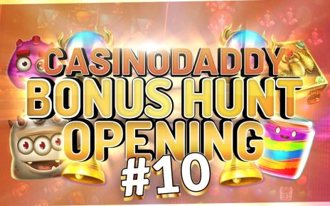 €11000 Bonushunt –  Casino Bonus opening from Casinodaddy LIVE Stream #10